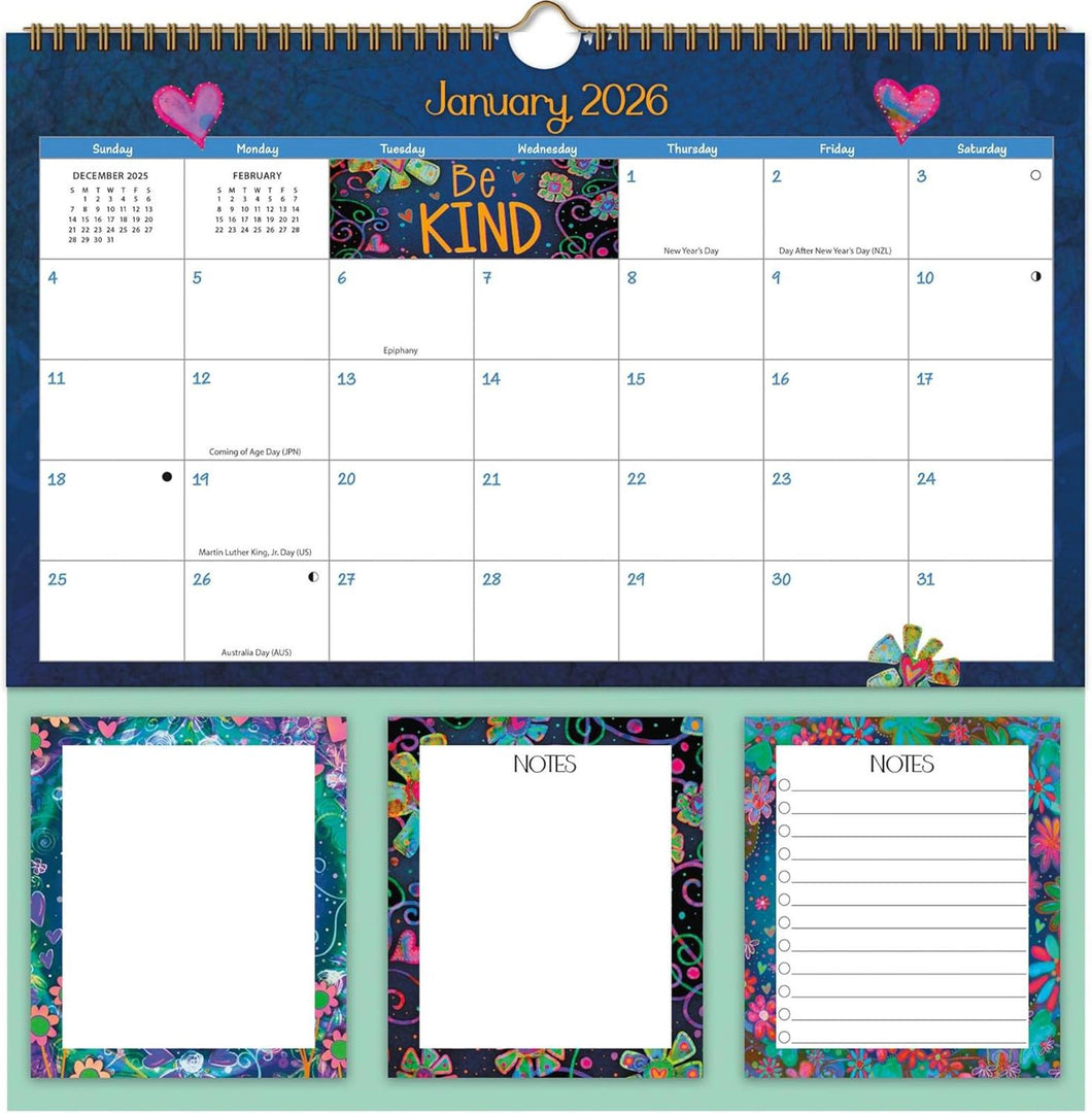 Turner Inspirivity 2026 Memomate Spiral Calendar