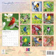 Load image into Gallery viewer, Sellers Publishing Songbirds of North America 2026 12 x 12 Wall Calendar

