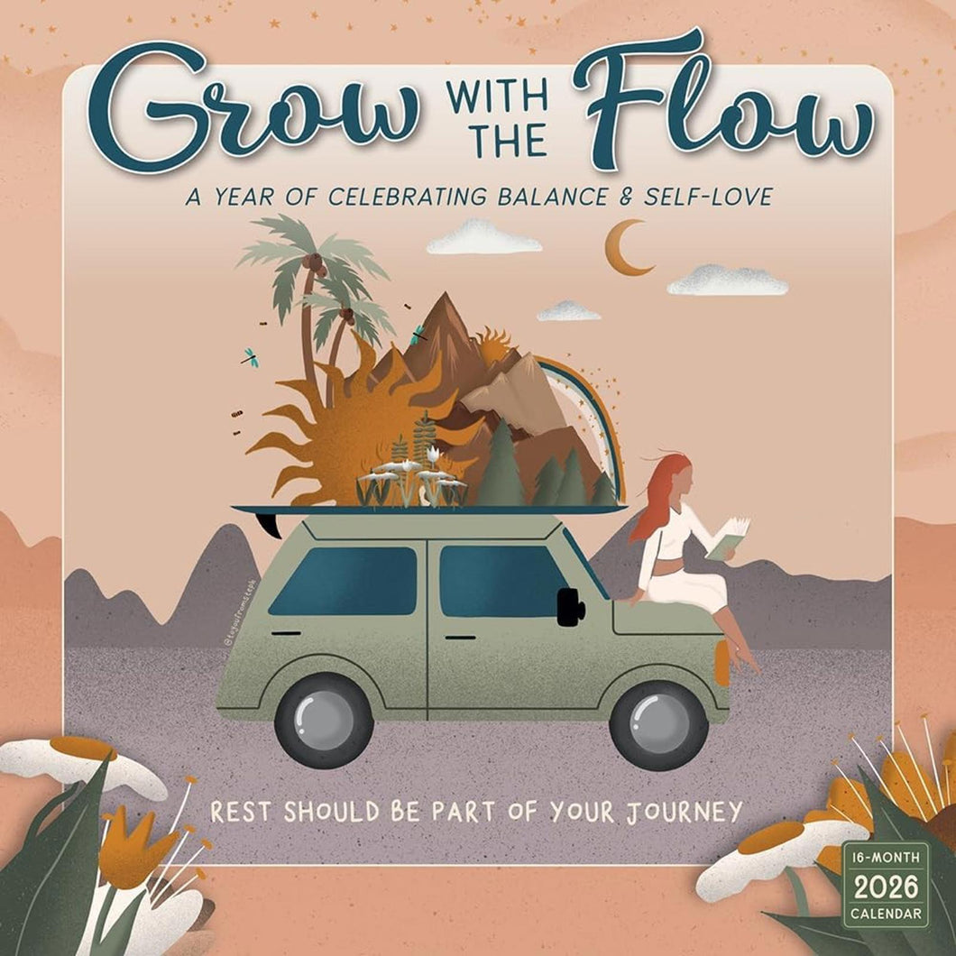 Sellers Publishing Grow With the Flow 2026 12 x 12 Wall Calendar