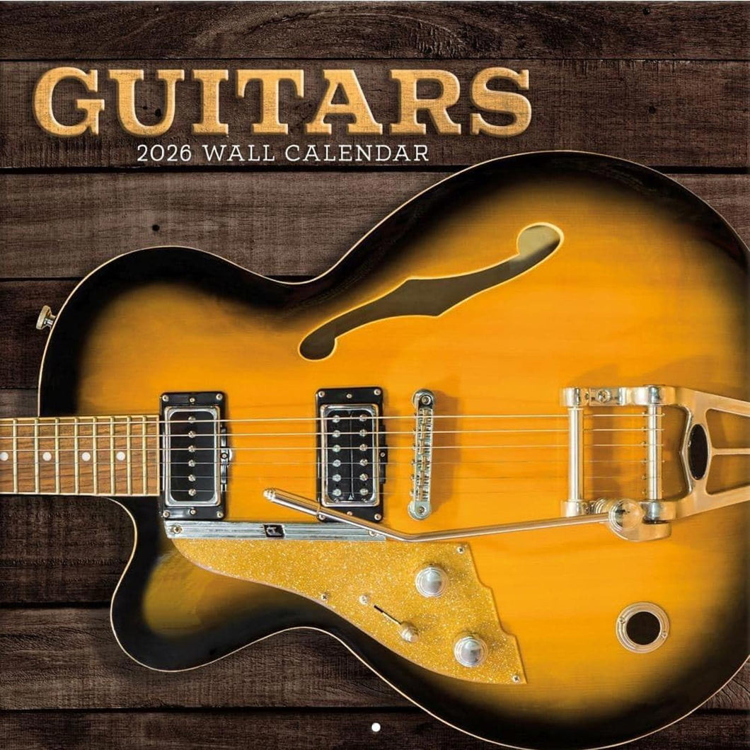 Turner Guitars 12x12 Photo 2026 Wall Calendar