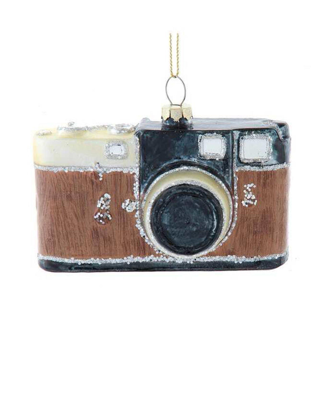 Glass Camera Ornament J9039