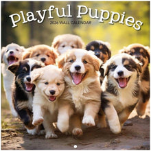 Load image into Gallery viewer, Turner Playful Puppies 2026 Mini Wall Calendar

