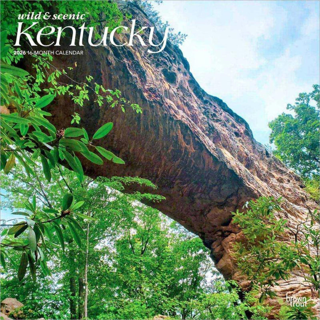 Browntrout Kentucky Wild & Scenic 2026 12 x 12 Wall Calendar