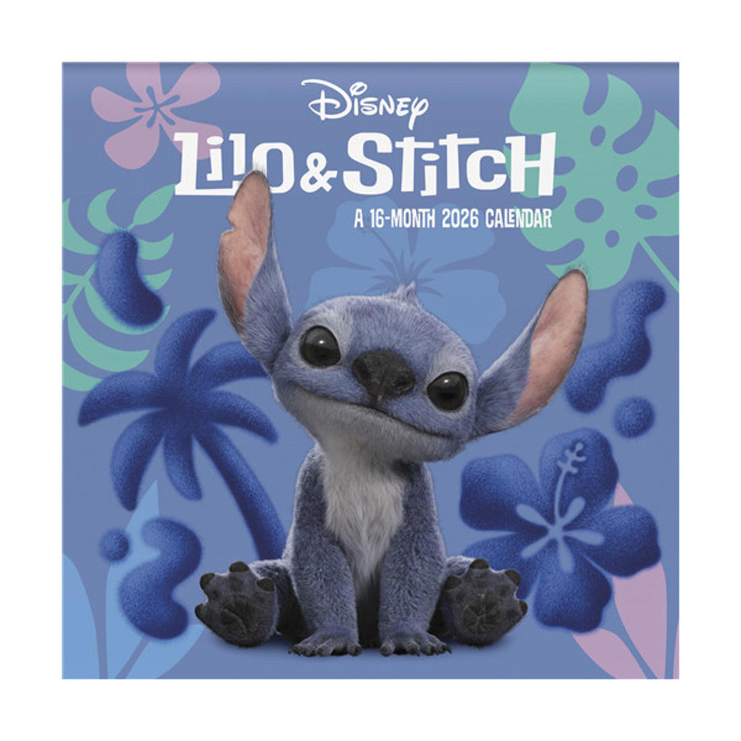 Trends International Lilo and Stitch Live Action 2026 12 x 12 Wall Calendar
