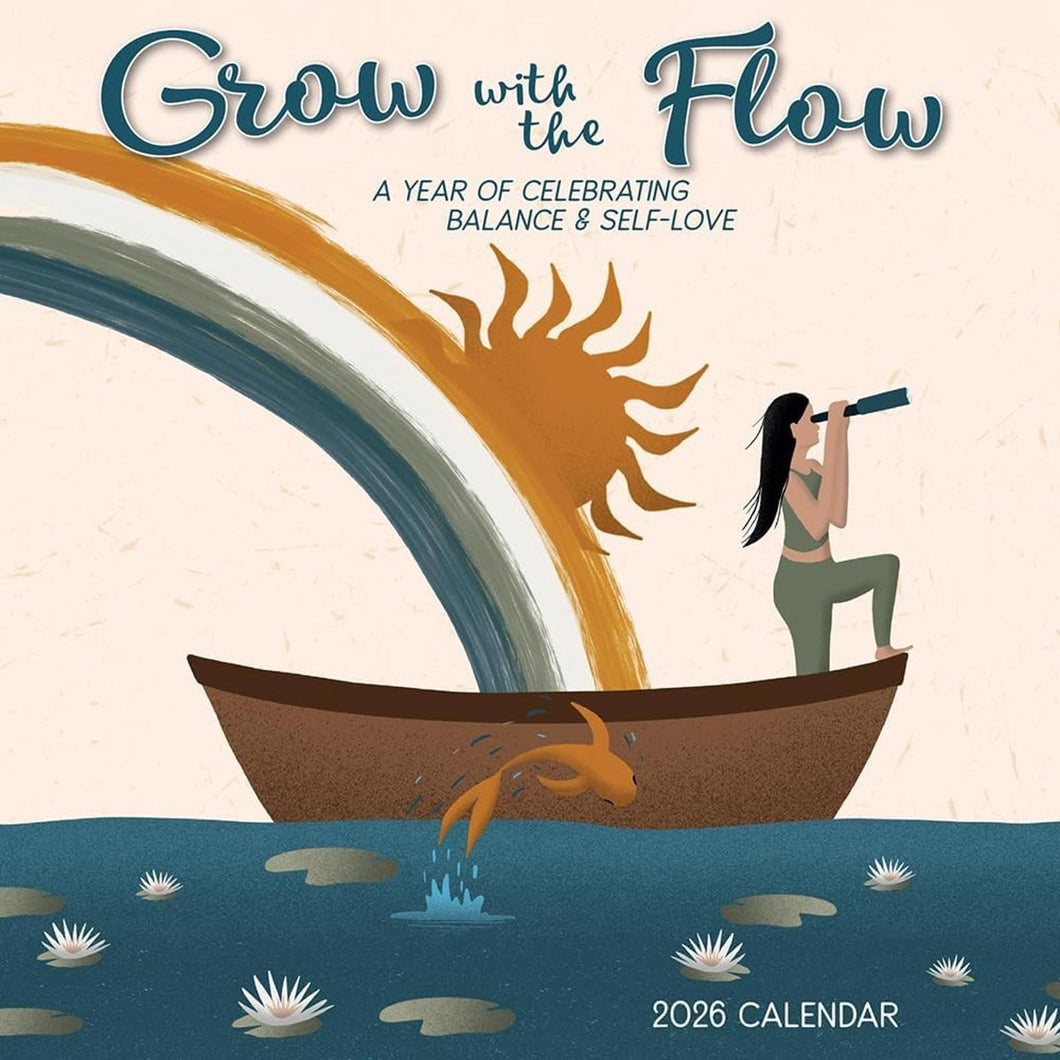 Sellers Publishing Grow with the Flow 2026 7 x 7 Mini Calendar
