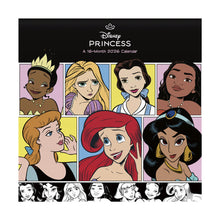 Load image into Gallery viewer, Trends International Disney Princess 2026 7 x 7 Mini Calendar
