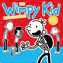 Load image into Gallery viewer, Harry Abrams Wimpy Kid 12x12 2026 Wall Calendar
