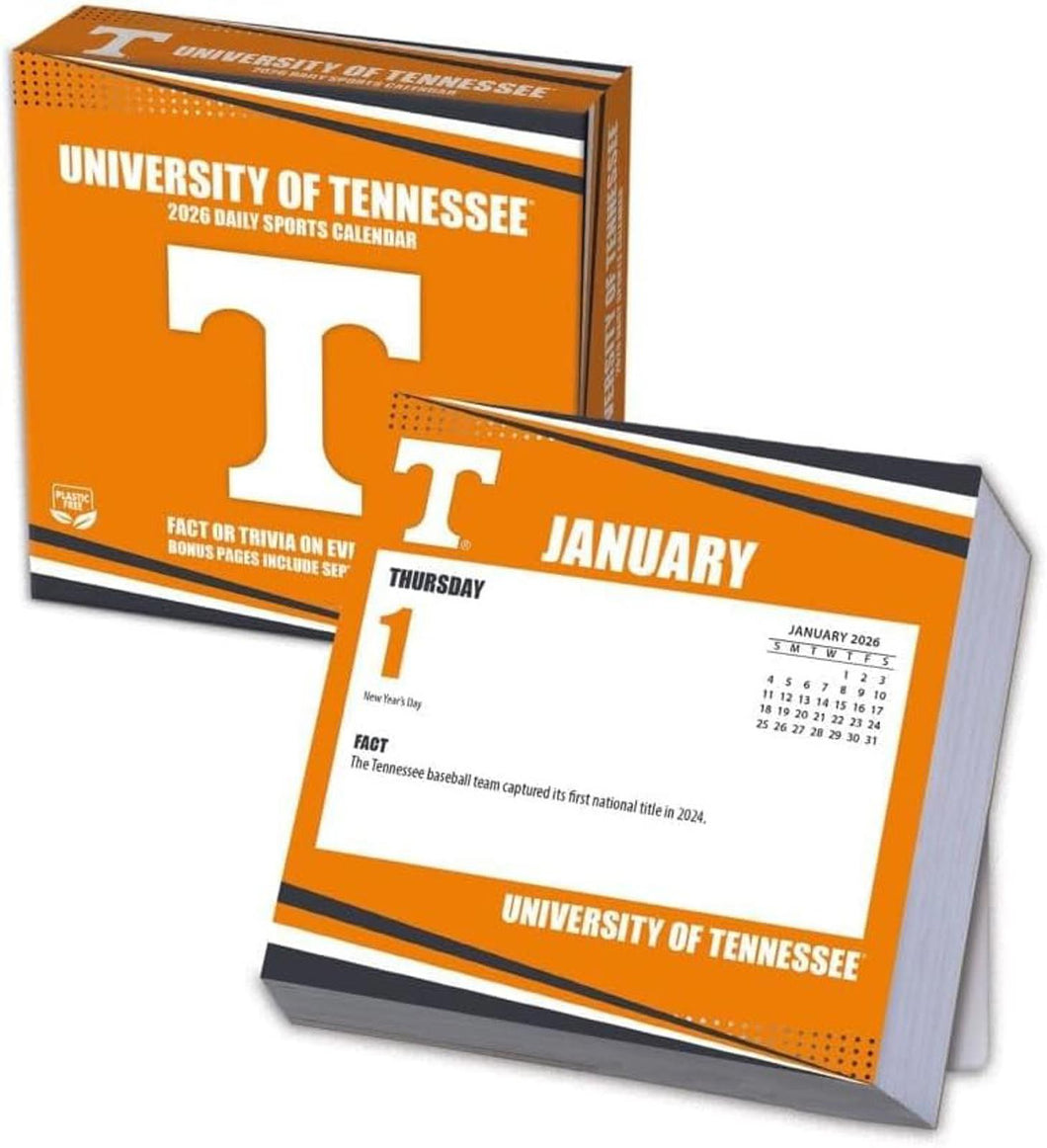 Turner Tennessee Volunteers 2026 Daily Box Calendar