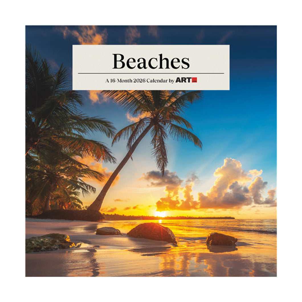 Trends International Beaches 2026 7 x 7 Mini Calendar