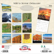 Load image into Gallery viewer, Browntrout Delaware Wild &amp; Scenic 2026 12 x 12 Wall Calendar
