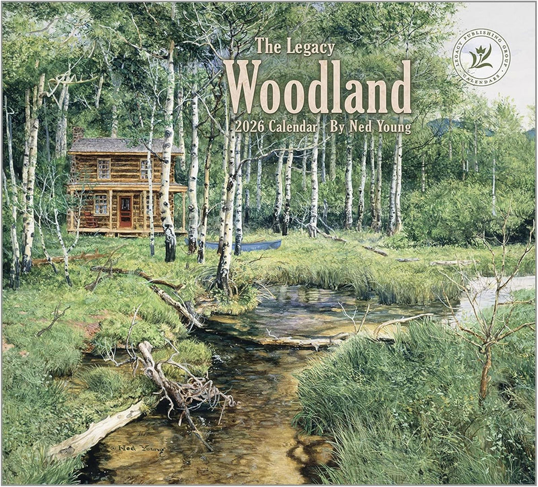 Legacy Woodland 2026 Wall Calendar