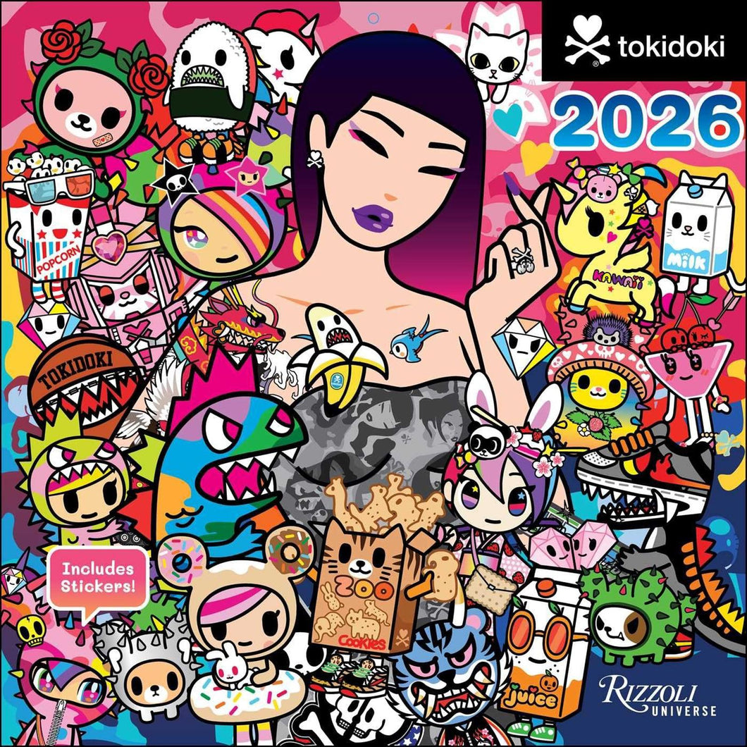 Universe tokidoki 12x12 2026 Wall Calendar