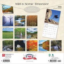 Load image into Gallery viewer, Browntrout Tennessee Wild &amp; Scenic 2026 12 x 12 Wall Calendar
