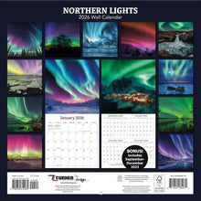 Load image into Gallery viewer, Turner Northern Lights 12x12 Photo 2026 Wall Calendar
