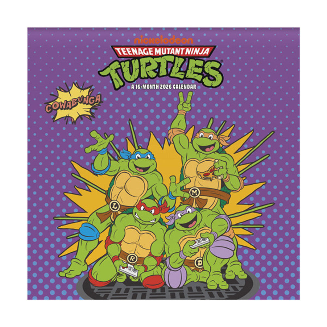 Trends International Teenage Mutant Ninja Turtles 2026 12 x 12 Wall Calendar