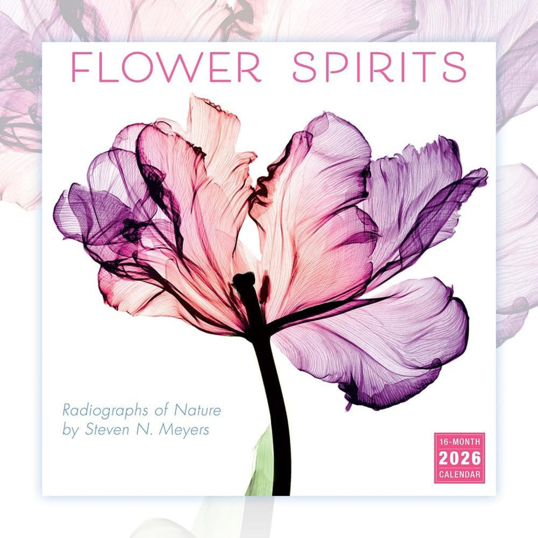 Sellers Publishing Flower Spirits 2026 12 x 12 Wall Calendar