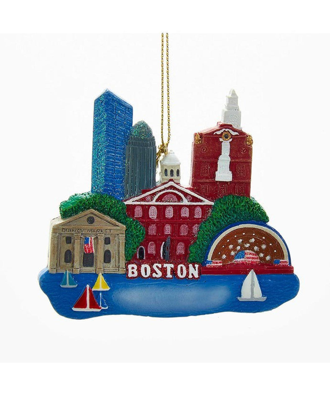 Boston Scene Ornament A1652