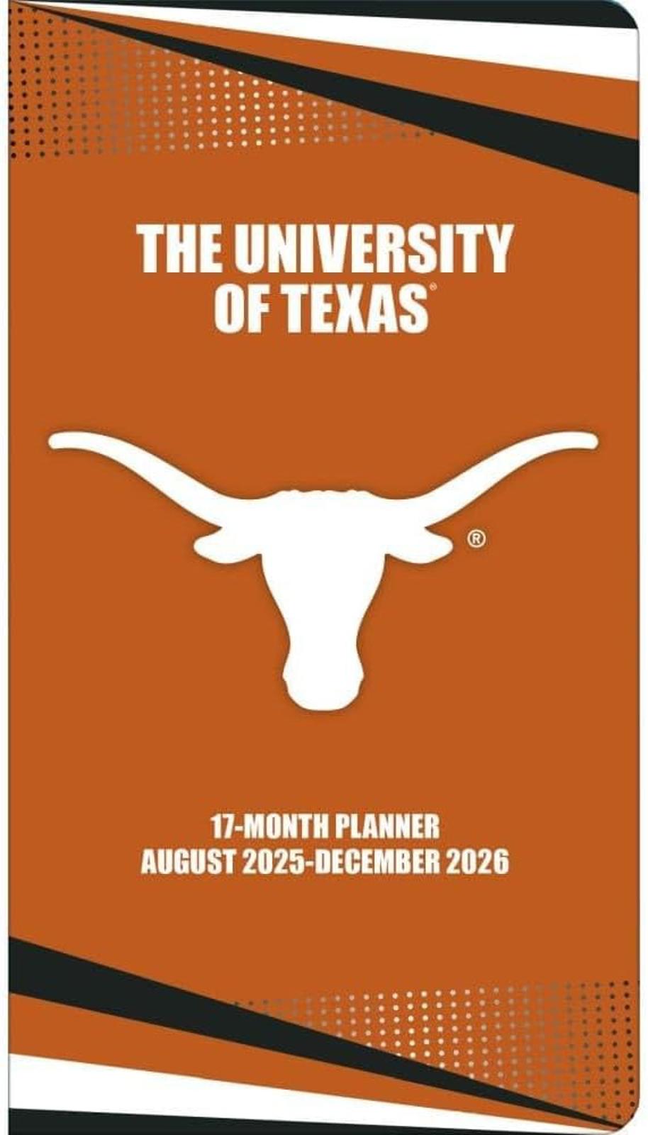 Turner Texas Longhorns 2026 17-Month Pocket Planner
