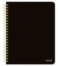 Load image into Gallery viewer, Browntrout Black Solid 2026 6 x 7.75 Inch Weekly Desk Planner
