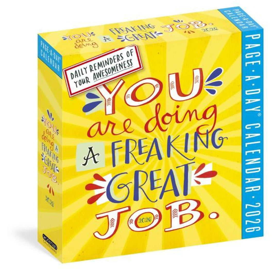 Workman You Are Doing a Freaking Great Job 2026 Page-A-Day Calendar