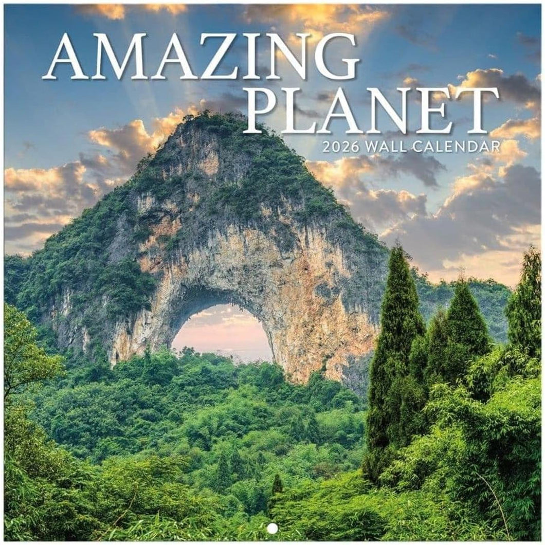 Turner Amazing Planet 2026 Mini Wall Calendar