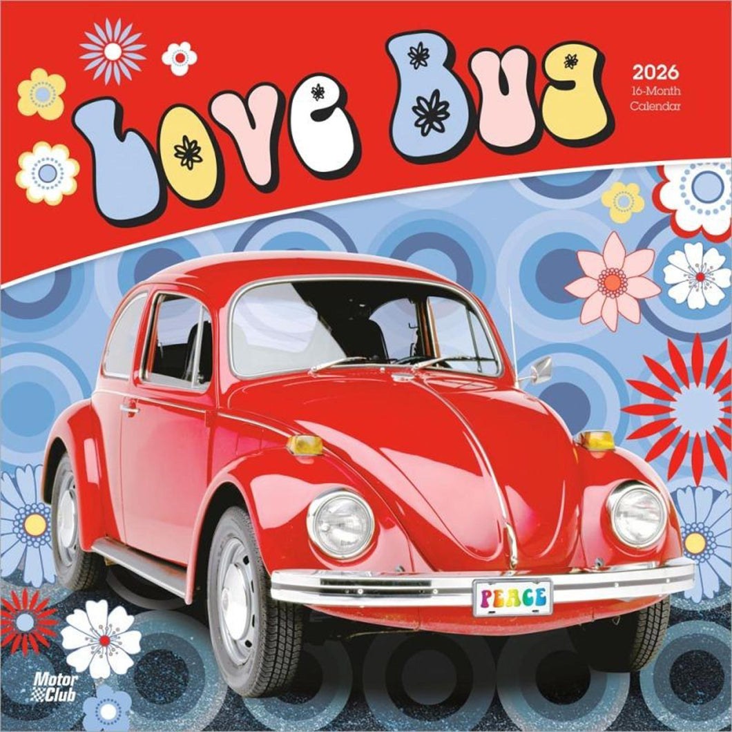 Browntrout Love Bug 2026 12 x 12 Wall Calendar