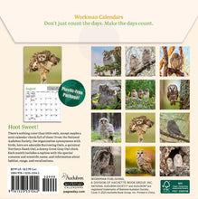 Load image into Gallery viewer, Workman Audubon Little Owls 2026 Mini Calendar
