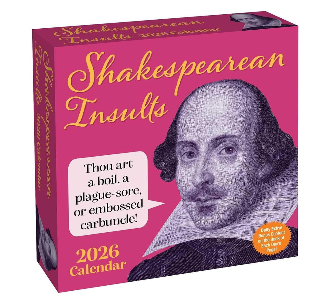 Andrews McMeel Shakespearean Insults 2026 Day-to-Day Calendar