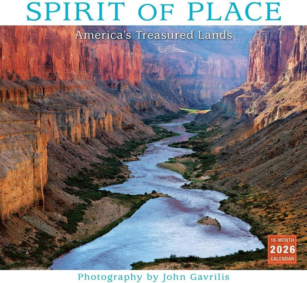 Sellers Publishing The Spirit of Place 2026 12 x 12 Wall Calendar
