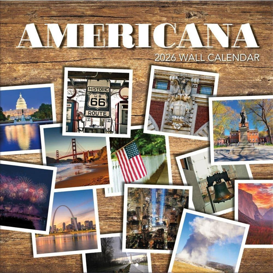Turner Americana 12x12 Photo 2026 Wall Calendar