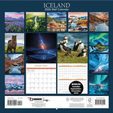 Load image into Gallery viewer, Turner Iceland 12x12 Photo 2026 Wall Calendar
