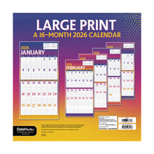 Load image into Gallery viewer, Trends International Large Print 2026 12 x 12 Wall Calendar
