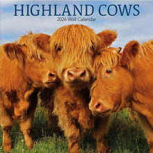 Load image into Gallery viewer, Turner Highland Cows 12x12 Photo 2026 Wall Calendar
