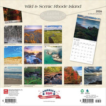 Load image into Gallery viewer, Browntrout Rhode Island Wild &amp; Scenic 2026 12 x 12 Wall Calendar
