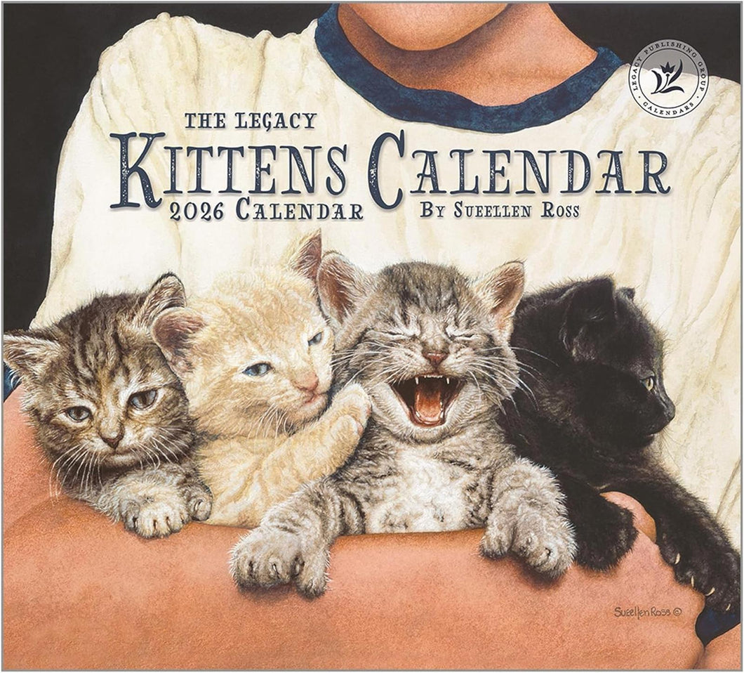 Legacy Kittens 2026 Wall Calendar