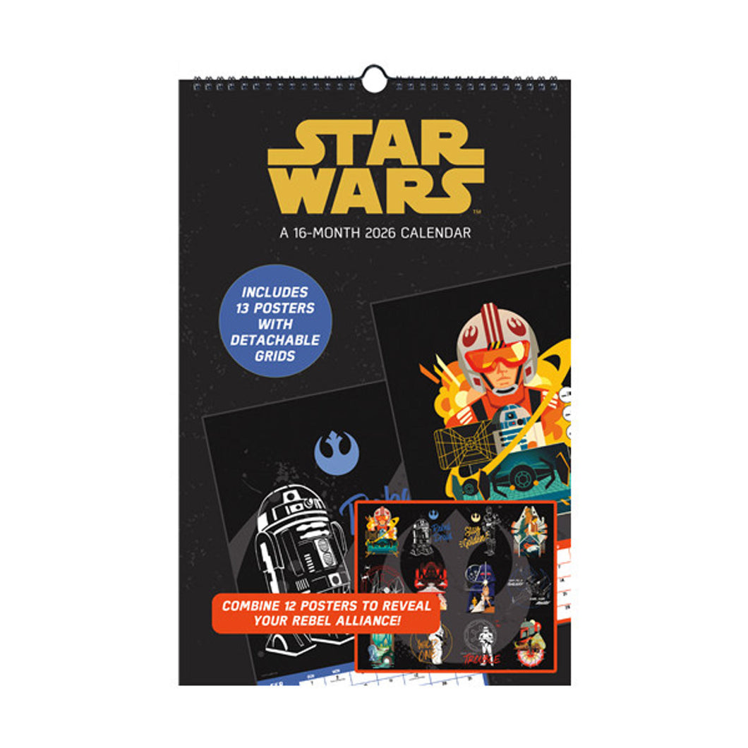 Trends International Star Wars 2026 Press Oversized Poster Calendar