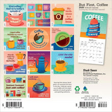 Load image into Gallery viewer, Browntrout But First Coffee 2026 7 x 7 Mini Calendar
