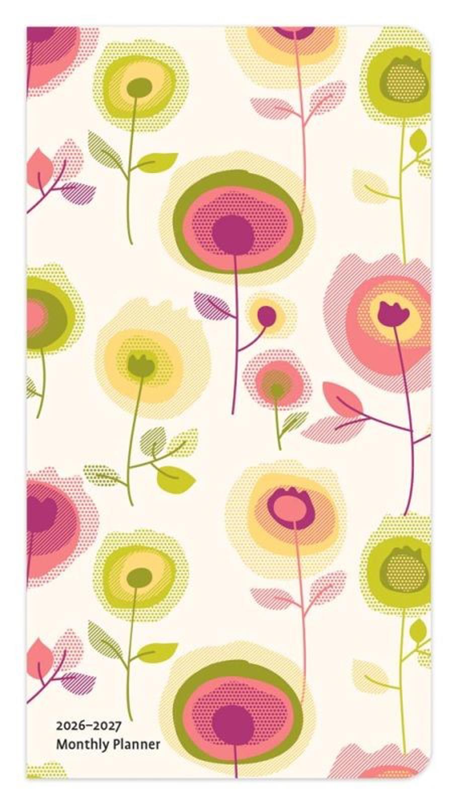 Browntrout Vintage Blooms 2026-2027 Two Year Monthly Pocket Planner