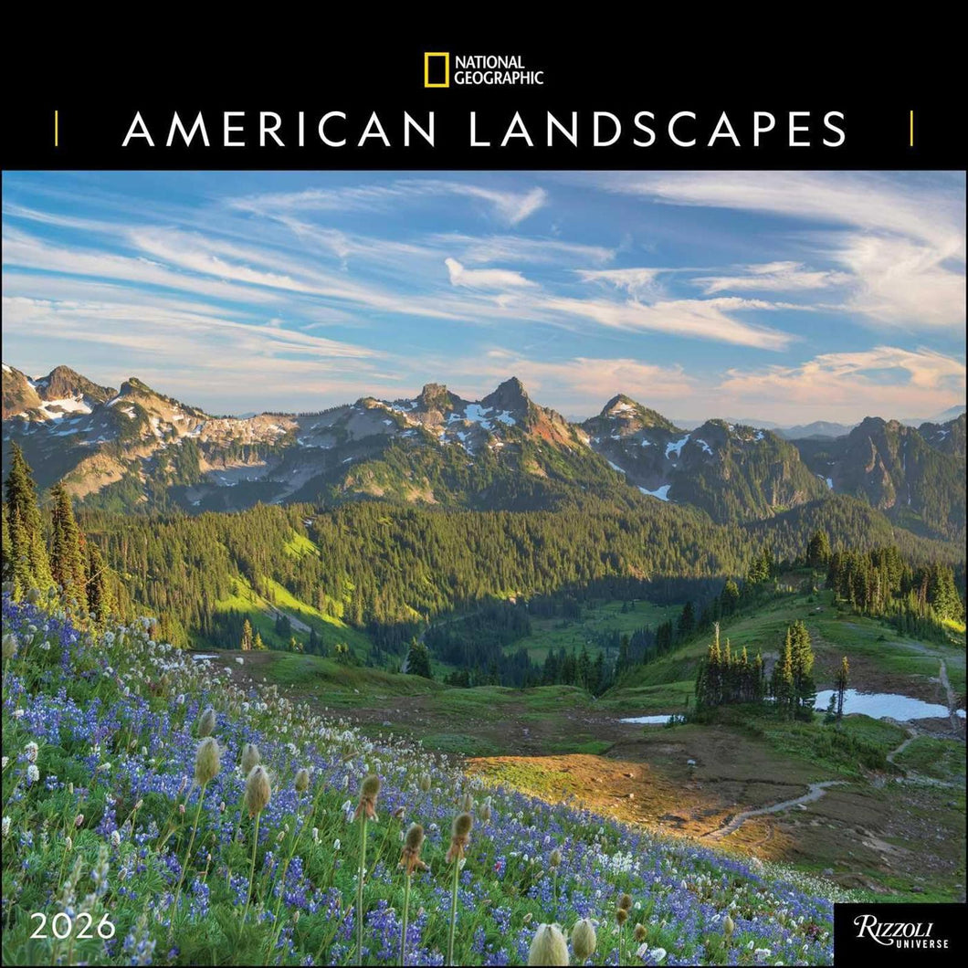 Universe National Geographic: American Landscapes 12x12 2026 Wall Calendar