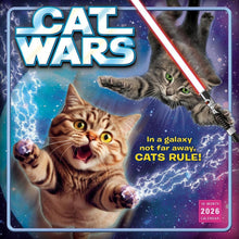 Load image into Gallery viewer, Sellers Publishing Cat Wars 2026 12 x 12 Wall Calendar
