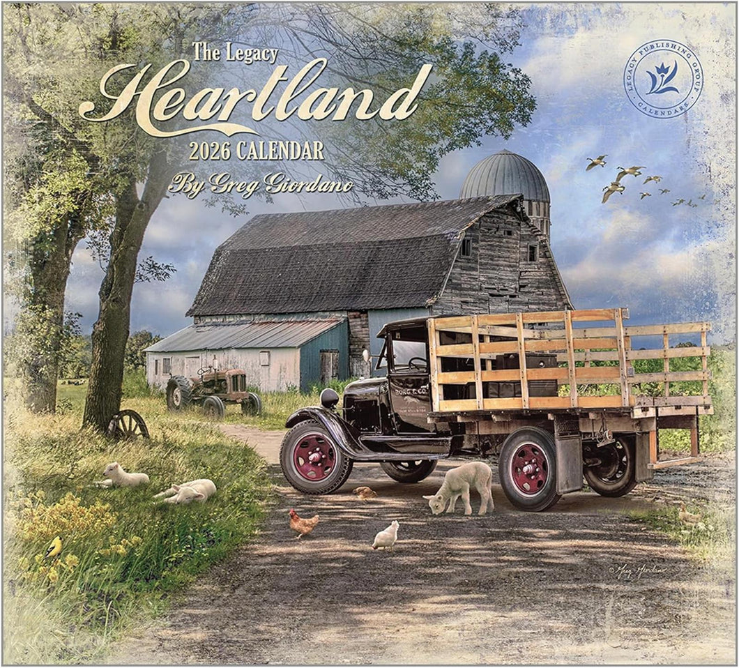 Legacy Heartland 2026 Wall Calendar