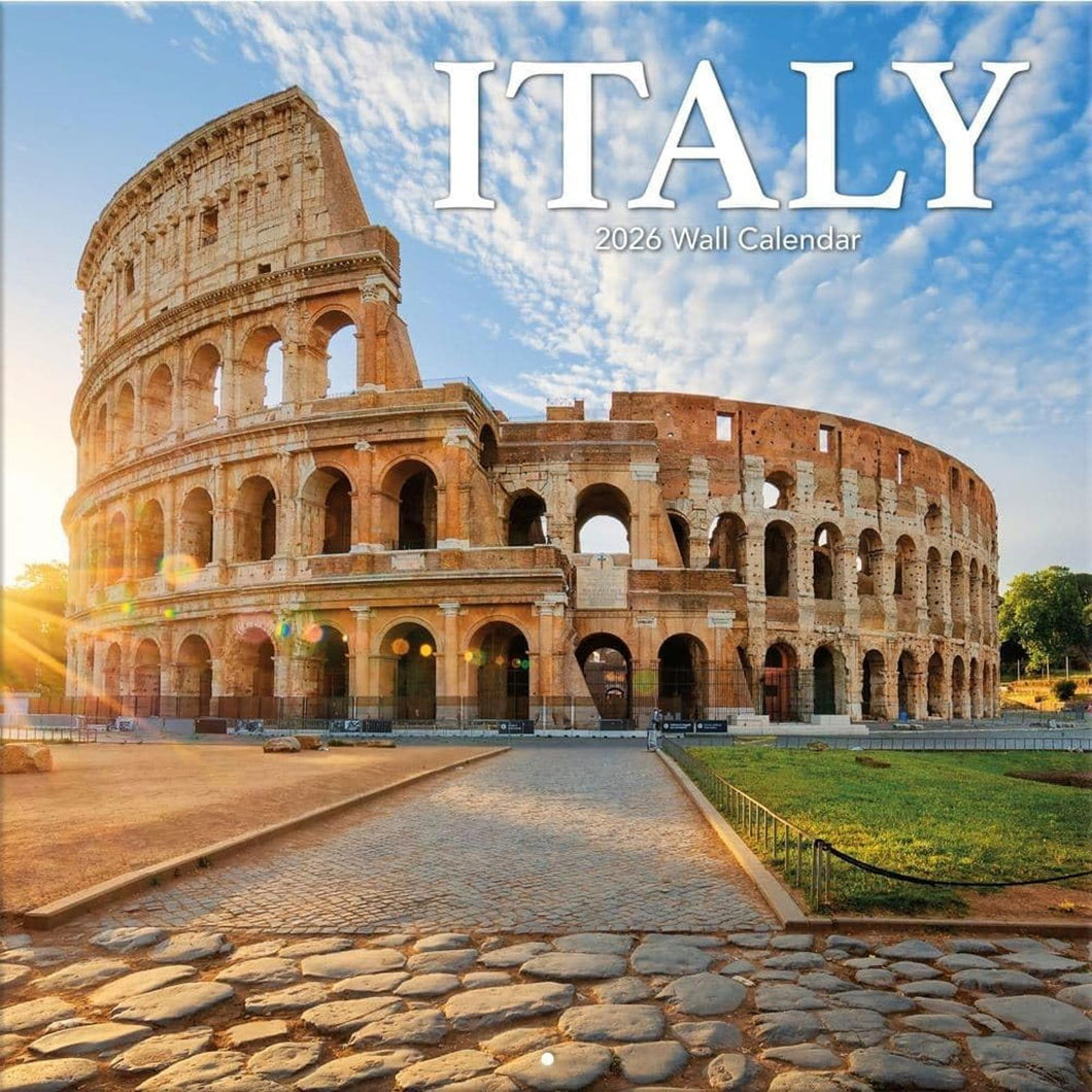 Turner Italy 12x12 Photo 2026 Wall Calendar