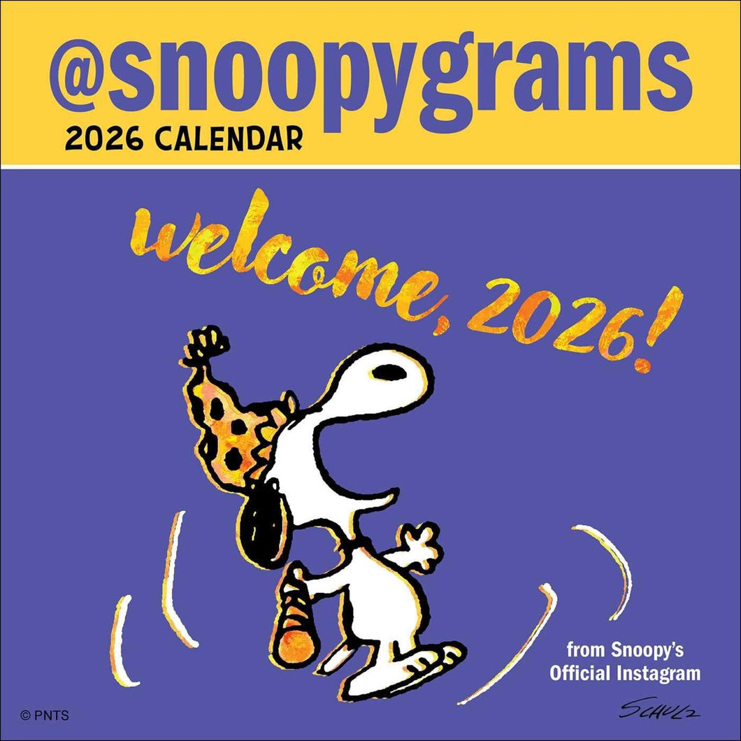 Andrews McMeel Peanuts®: @Snoopygrams 2026 7 x 7 Mini Calendar