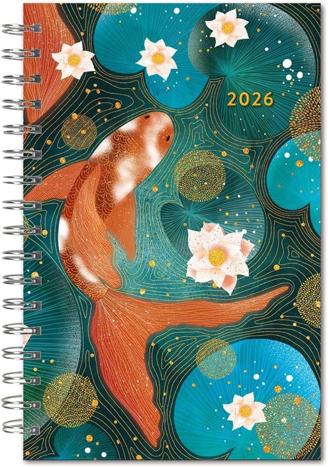 Sellers Publishing Golden Koi 2026 Design Essentials Weekly Planner