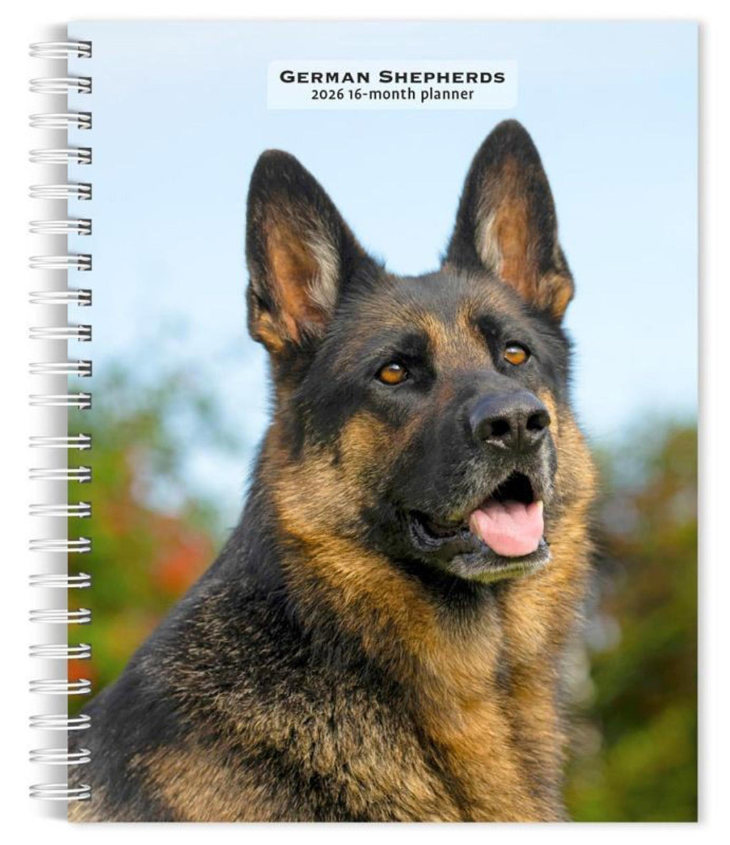 Browntrout German Shepherds 2026 6 x 7.75 Weekly Engagement Planner