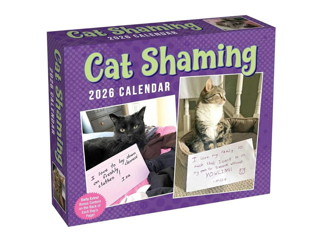 Andrews McMeel Cat Shaming 2026 Day-to-Day Calendar