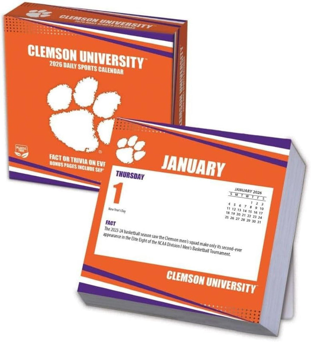 Turner Clemson Tigers 2026 Daily Box Calendar