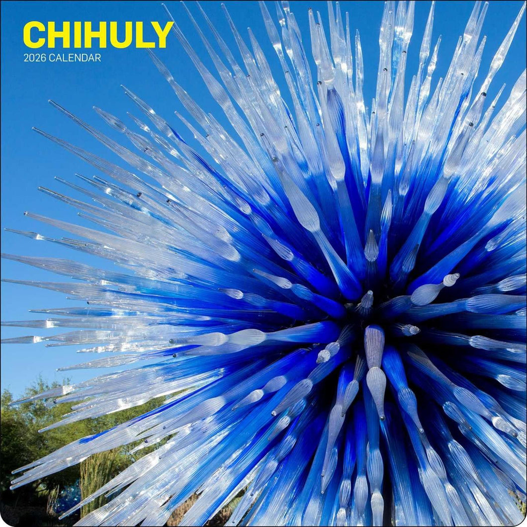 Harry Abrams Chihuly 12x12 2026 Wall Calendar