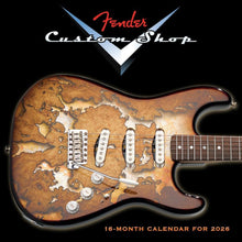 Load image into Gallery viewer, Sellers Publishing Fender© Custom Shop Guitar 2026 12 x 12 Wall Calendar
