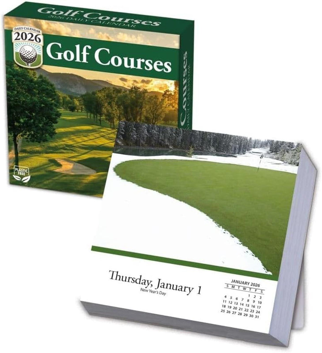 Turner Golf Courses 2026 Daily Box Calendar